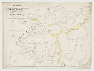 Saunders' map of the Australian gold country [cartograp...