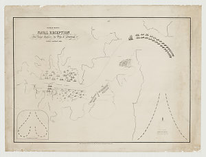 Diagram shewing the naval reception of ... the Duke of ...