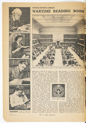 World's biggest library : wartime reading boom.