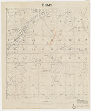 Bomy [cartographic material] / 1st. Field Survey Co., R...