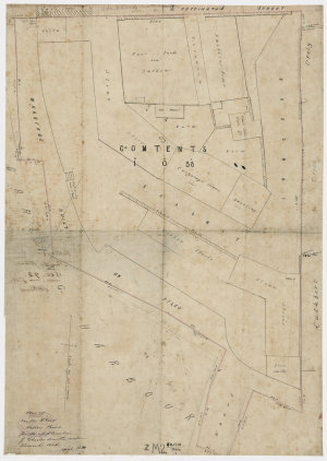 Plan of Smith's wharf, Millers Point, for the applicati...
