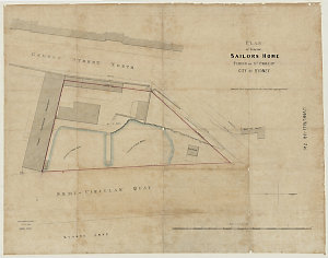 Plan of site for Sailors Home, Parish of St Phillip, Ci...