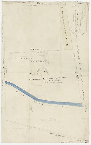 Copy of Mr. Armstrong's plan of Tooth's Brewery premise...