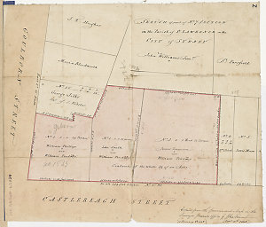 Sketch of part of no.7 section in the Parish of St. Law...