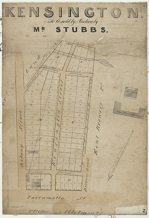 Kensington to be sold by auction by Mr. Stubbs [cartogr...