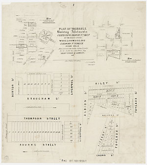 Plan of valuable building allotments comprising blocks ...