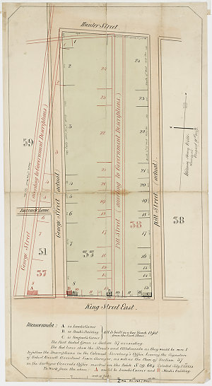 [Parts of Section 37 & 38 in the City of Sydney] [carto...