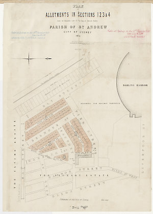 Plan of allotments in sections 1 2 3 & 4, being the rec...