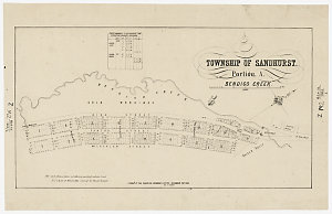 Township of Sandhurst [cartographic material] : Portion...