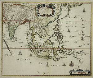 Carte generale des Indes Orientales et des isles adiacentes [cartographic material] / Pierre Mariette.