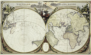 Nouvelle Mappe Monde dediee au progres de nos connoissa...