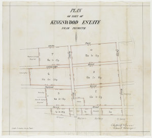 Plan of part of Kingswood Estate near Penrith [cartogra...