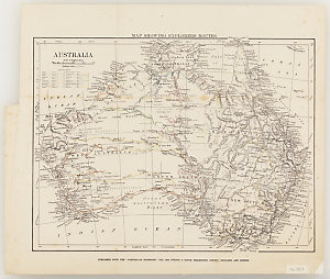 Australia [cartographic material] : map showing explore...