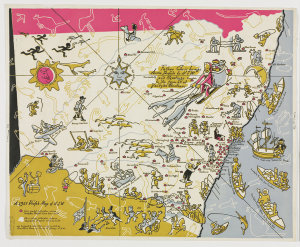 A 1951 Prefab map of N.S.W. [cartographic material] / d...
