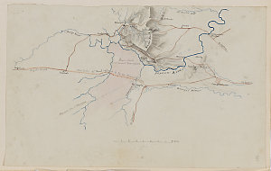 [Sketch map of proposed line to Illawarra] [cartographi...