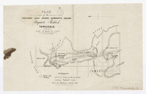 Plan of the Golconda Gold Mining Company's ground, Urqu...