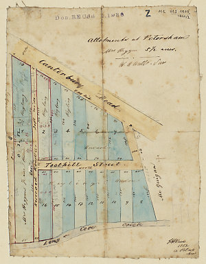 Allotments at Petersham [cartographic material] : Mrs. ...