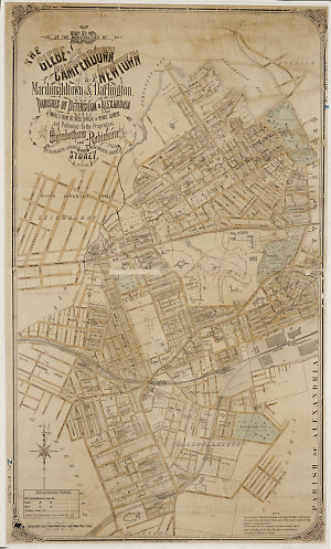 Map of the Municipalities of The Glebe, Camperdown, New...