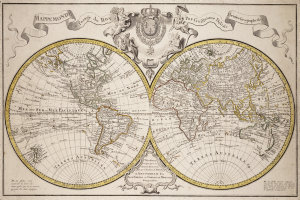 Mappemonde a l'usage du Roy [cartographic material] / par Guillaume Delisle Premier Geographe de S.M.