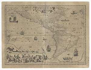America [cartographic material] / [Gerhard Mercator]
