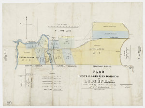 Plan of the central & western divisions of Luddenham [c...