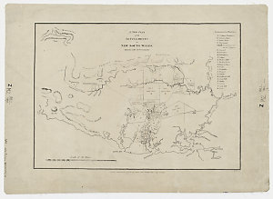 A new plan of the settlements in New South Wales, taken...