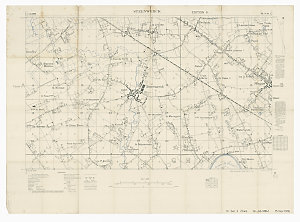 Trench maps of France and Belgium / prepared by the Geographical Section, General Staff in conjunction with Ordance Survey.