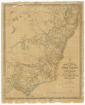 Philip's New map of the gold fields of Australia [carto...