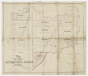 Plan of 59 farms on the Riverstone Estate near Windsor ...
