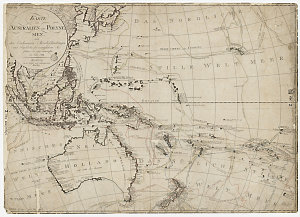 Karte von Australien oder Polynesien [cartographic mate...