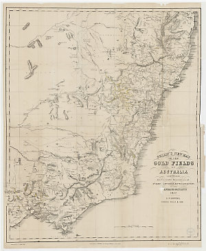 Philip's New map of the gold fields of Australia [carto...