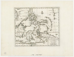Nieuwe kaart van der Filippynsche, Ladrones, Moluccos o...