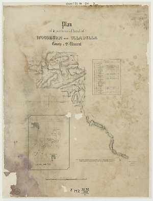 Plan of 17 portions of land at Woodburn near Ulladulla,...