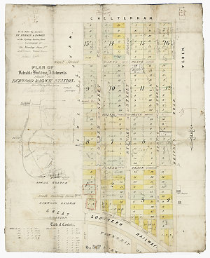Plan of valuable building allotments situate at Burwood...