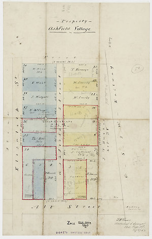 Property Ashfield Village [cartographic material] / F.H...