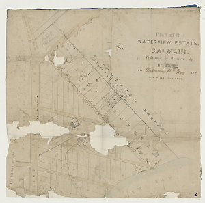 Plan of Waterview Estate to be sold by auction by Mr. S...
