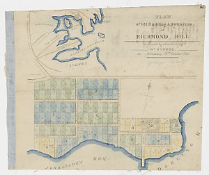 Plan of 127 building allotments at Richmond Hill, to be...
