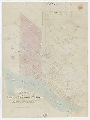 Plan of the town of Raymond Terrace, including the exte...
