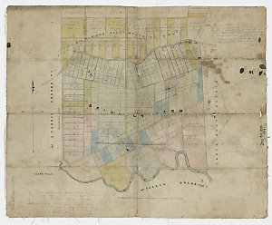 [Plan of allotments, Brighton Farm and part of Burwood ...