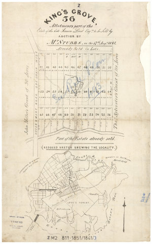 King's Grove, 36 allotments [cartographic material] : p...