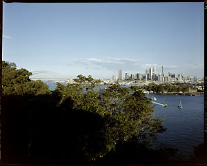 File 19: Fred Hosking, Balls Head view of city, April 1...