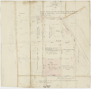 Survey of portion of the Bark Huts Estate [cartographic...