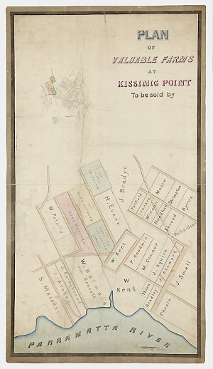 Plan of valuable farms at Kissing Point [cartographic m...