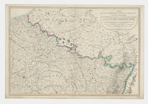 A map of the northern part of France to facilitate the ...