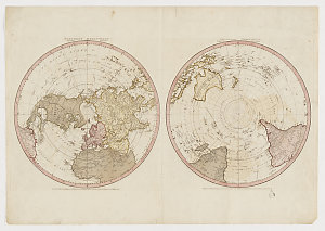 Northern hemisphere [cartographic material] ; Southern ...