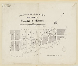 Subdivision of Sections 8,10,13,15,18 and 19, Portion B...