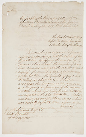 Documents collected by Sir William Dixson regarding Abo...