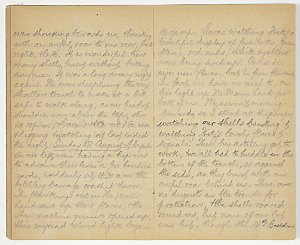 Item 02: Clifford M. Geddes diary, 1 August-5 September 1918