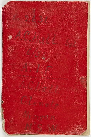 Arthur Charles Hall war diary, 21 December 1916 - 24 Ju...