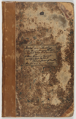 William Govett notes and sketches taken during a survey...